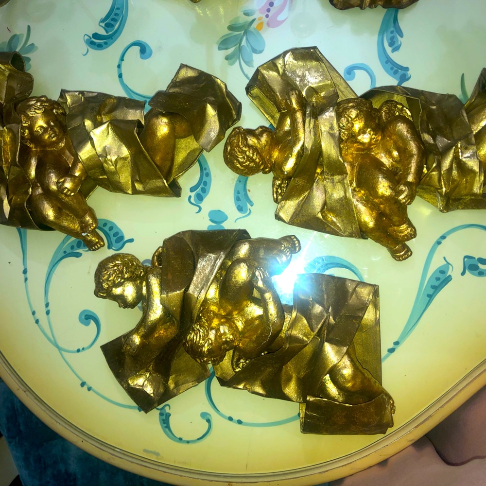 Christmas Golden Angels (Set of 3)